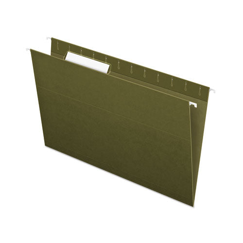 Standard Green Hanging Folders, Legal Size, 1/3-Cut Tabs, Standard Green, 25/Box-(PFX81621)