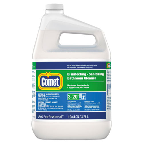 Disinfecting-Sanitizing Bathroom Cleaner, One Gallon Bottle, 3/Carton-(PGC22570CT)