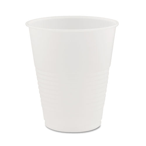 High-Impact Polystyrene Squat Cold Cups, 12 oz, Translucent, 50/Pack-(DCCY12SPK)