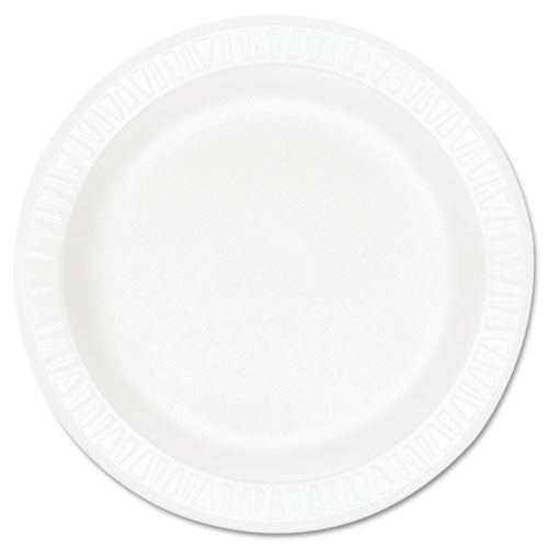 Concorde Foam Plate, 9" dia, White, 125/Pack, 4 Packs/Carton-(DCC9PWCR)