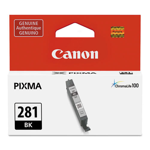 2091C001 (CLI-281) ChromaLife100+ Ink, 750 Page-Yield, Black-(CNM2091C001)