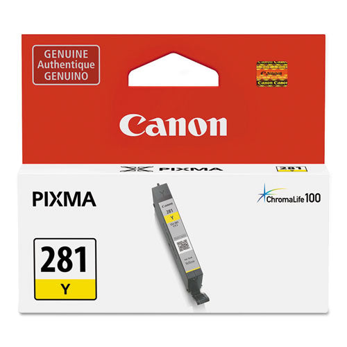 2090C001 (CLI-281) ChromaLife100+ Ink, 259 Page-Yield, Yellow-(CNM2090C001)