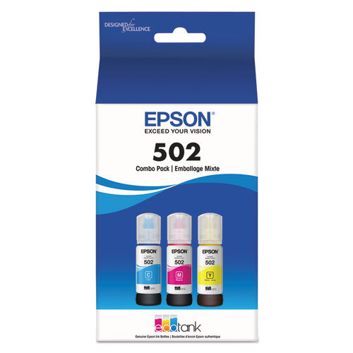 T502520-S (502) Ink, 6,000 Page-Yield, Cyan/Magenta/Yellow-(EPST502520S)