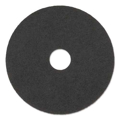 High Performance Stripping Floor Pads, 19" Diameter, Black, 5/Carton-(BWK4019HIP)