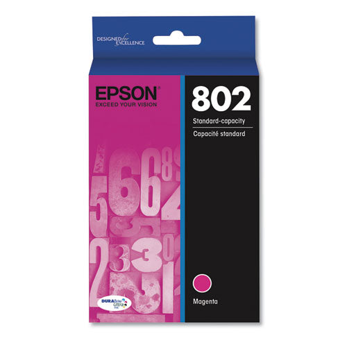 T802320-S (802) DURABrite Ultra Ink, 650 Page-Yield, Magenta-(EPST802320S)