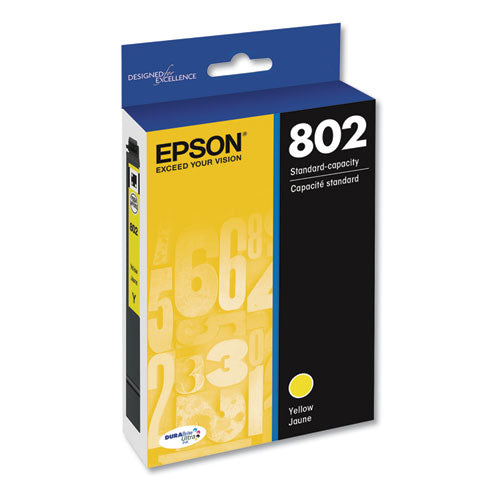 T802420-S (802) DURABrite Ultra Ink, 650 Page-Yield, Yellow-(EPST802420S)