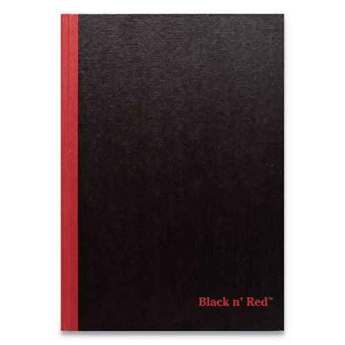 Hardcover Casebound Notebooks, SCRIBZEE Compatible, 1-Subject, Wide/Legal Rule, Black Cover, (96) 9.75 x 6.75 Sheets-(JDK400110531)