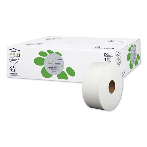 BioTech Toilet Tissue, Septic Safe, 2-Ply, White, 3.3" x 700 ft, 12 Rolls/Carton-(SOD415594)