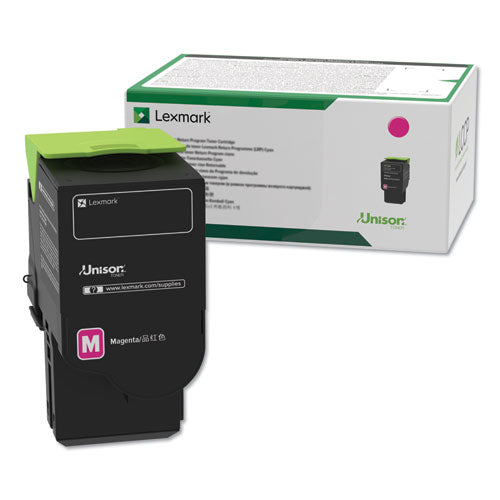 78C10M0 Return Program Toner, 1,400 Page-Yield, Magenta-(LEX78C10M0)