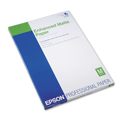 Ultra Premium Matte Presentation Paper, 10 mil, 13 x 19, Matte White, 50/Pack-(EPSS041339)