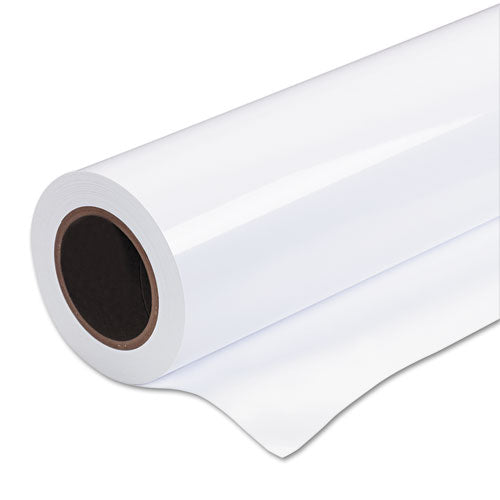 Premium Glossy Photo Paper Roll, 2" Core, 10 mil, 24" x 100 ft, Glossy White-(EPSS041390)