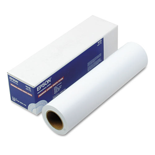 Premium Luster Photo Paper Roll, 10 mil, 13" x 32.8 ft, Premium Luster White-(EPSS041409)