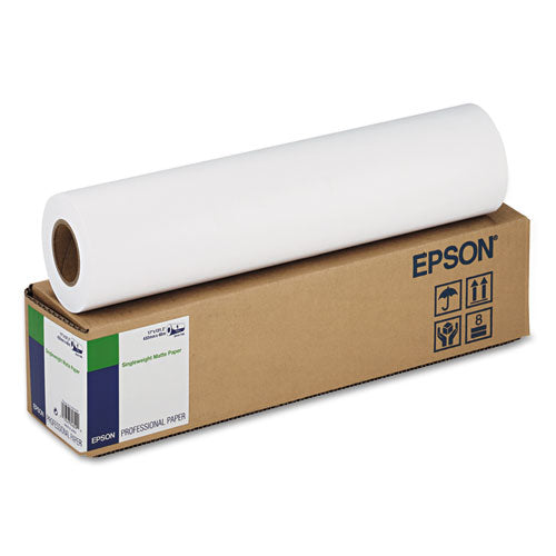 Singleweight Matte Paper, 2" Core, 5 mil, 17" x 131 ft, Matte White-(EPSS041746)