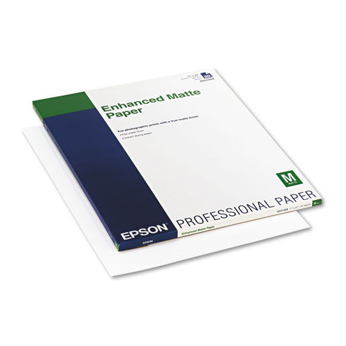 Ultra Premium Matte Presentation Paper, 10 mil, 17 x 22, Matte White, 50/Pack-(EPSS041908)