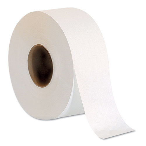 Jumbo Jr. 1-Ply Bath Tissue Roll, Septic Safe, White, 3.5" x 2,000 ft, 8 Rolls/Carton-(GPC13718)