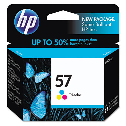 HP 57, (C6657AN) Tri-Color Original Ink Cartridge-(HEWC6657AN)