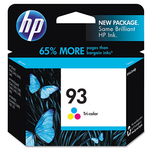 HP 93, (C9361WN) Tri-Color Original Ink Cartridge-(HEWC9361WN)