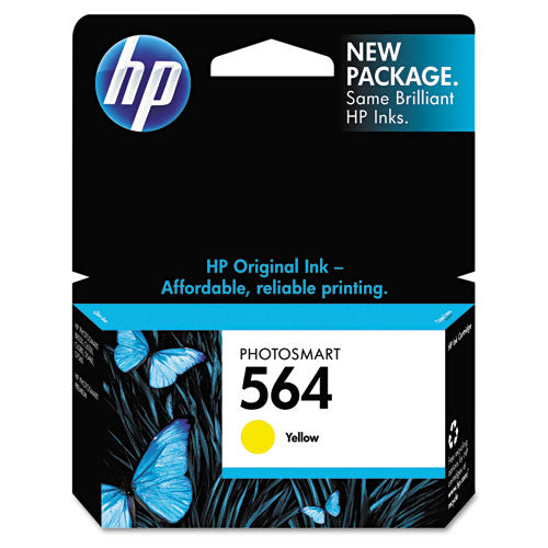 HP 564, (CB320WN) Yellow Original Ink Cartridge-(HEWCB320WN)