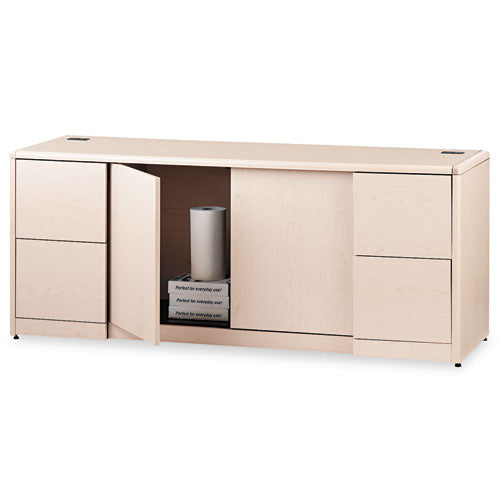 10700 Series Credenza w/Doors, 72w x 24d x 29.5h, Natural Maple-(HON10742DD)