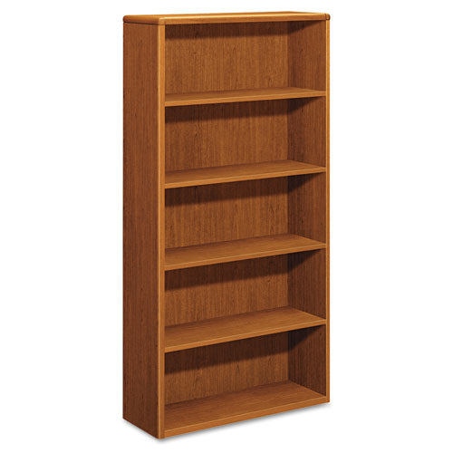 10700 Series Wood Bookcase, Five-Shelf, 36w x 13.13d x 71h, Bourbon Cherry-(HON10755HH)