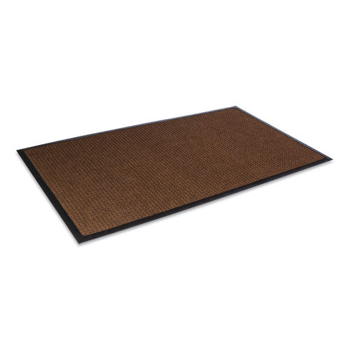 Super-Soaker Wiper Mat with Gripper Bottom, Polypropylene, 36 x 120, Dark Brown-(CWNSSR310DB)