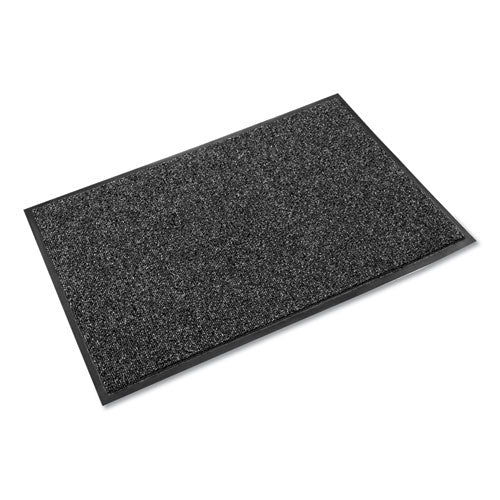 Cross-Over Indoor/Outdoor Wiper/Scraper Mat, Olefin/Poly, 48 x 72, Gray-(CWNCS0046GY)