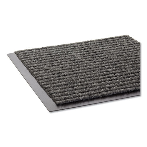 Needle Rib Wipe and Scrape Mat, Polypropylene, 48 x 72, Gray-(CWNNR0046GY)