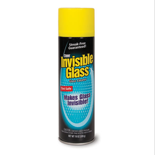 Premium Glass Cleaner, 19 oz Aerosol Spray, 6/Carton-(IVG91166)