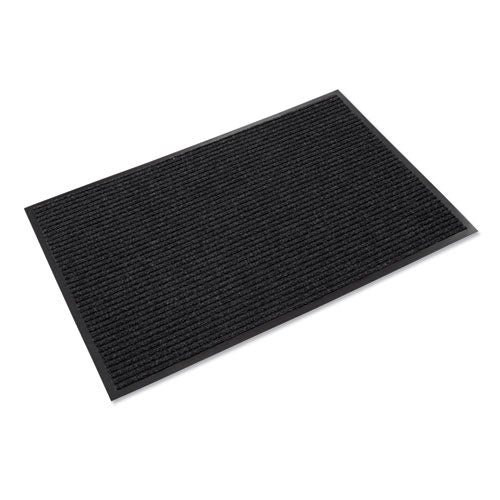 Needle Rib Wipe and Scrape Mat, Polypropylene, 36 x 60, Charcoal-(CWNNR0035CH)