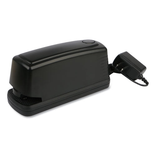 Electric Stapler with Staple Channel Release Button, 30-Sheet Capacity, Black-(UNV43122)