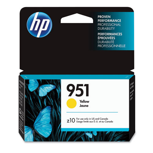 HP 951, (CN052AN) Yellow Original Ink Cartridge-(HEWCN052AN)