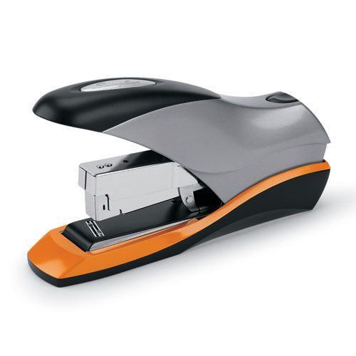 Optima 70 Desktop Stapler, 70-Sheet Capacity, Silver/Black/Orange-(SWI87875)