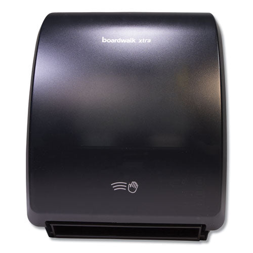 Xtra Electronic Hand Towel Dispenser, 12.31 x 9.31 x 15.94, Black-(BWK33GREEN)