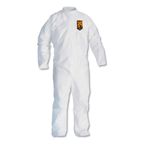 A30 Elastic-Back Coveralls, White, X-Large, 25/Carton-(KCC46004)