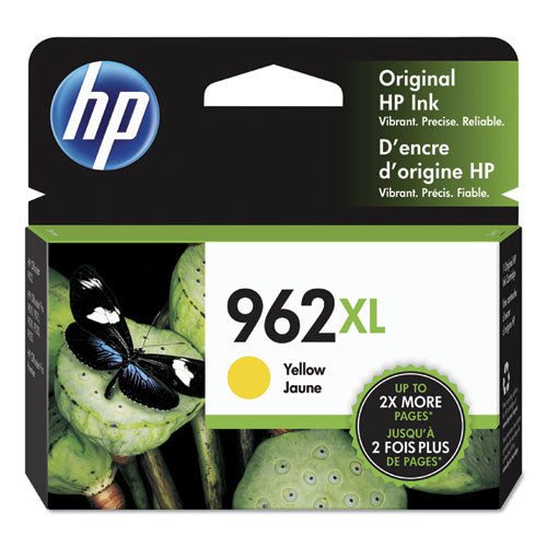 HP 962XL, (3JA02AN) High-Yield Yellow Original Ink Cartridge-(HEW3JA02AN)