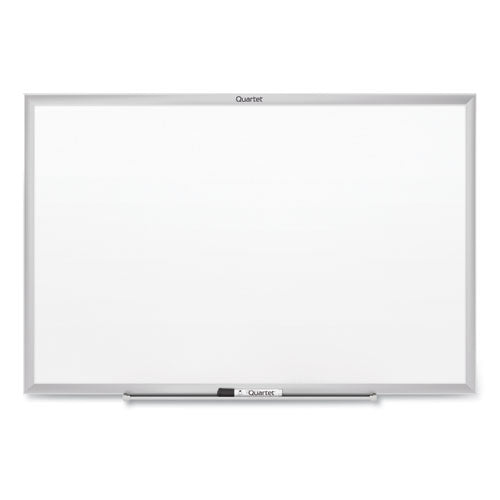 Classic Series Nano-Clean Dry Erase Board, 48 x 36, White Surface, Silver Aluminum Frame-(QRTSM534)