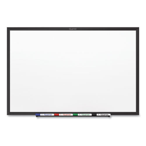 Classic Series Nano-Clean Dry Erase Board, 60 x 36, White Surface, Black Aluminum Frame-(QRTSM535B)