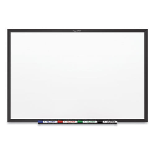 Classic Series Nano-Clean Dry Erase Board, 36 x 24, White Surface, Black Aluminum Frame-(QRTSM533B)