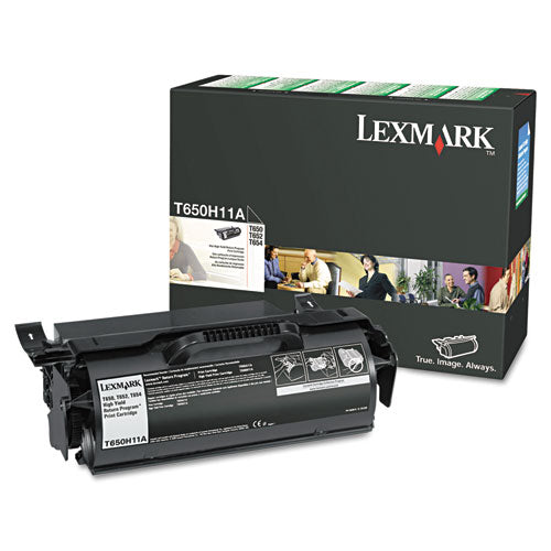 T650H11A Return Program High-Yield Toner, 25,000 Page-Yield, Black-(LEXT650H11A)