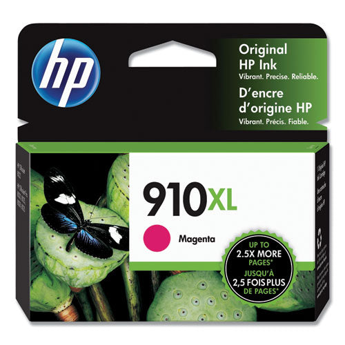 HP 910XL, (3YL63AN) High-Yield Magenta Original Ink Cartridge-(HEW3YL63AN)