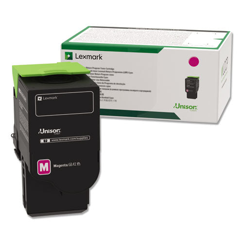 78C1UM0 Return Program Toner, 7,000 Page-Yield, Magenta-(LEX78C1UM0)