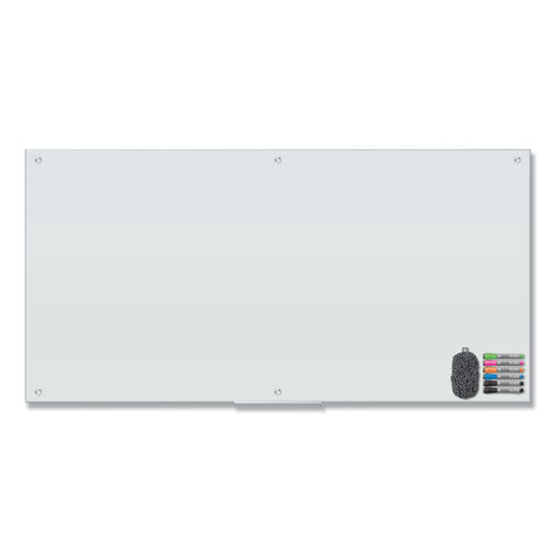 Magnetic Glass Dry Erase Board Value Pack, 72 x 36, White Surface-(UBR3973U0001)