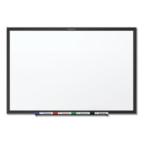 Classic Series Total Erase Dry Erase Boards, 48 x 36, White Surface, Black Aluminum Frame-(QRTS534B)