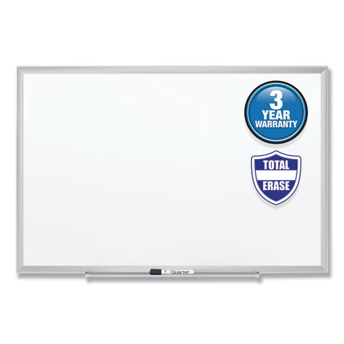 Classic Series Total Erase Dry Erase Boards, 48 x 36, White Surface, Silver Anodized Aluminum Frame-(QRTS534)