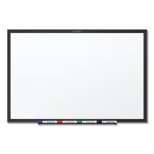 Classic Series Total Erase Dry Erase Boards, 72 x 48, White Surface, Black Aluminum Frame-(QRTS537B)