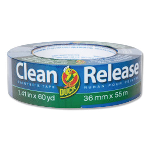 Clean Release Painters Tape, 3" Core, 1.41" x 60 yds, Blue, 16/Pack-(DUC284373)