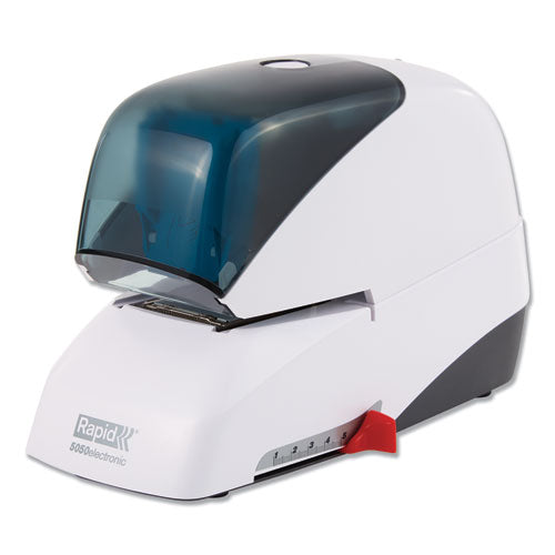 5050e Professional Electric Stapler, 60-Sheet Capacity, White-(RPD73157)