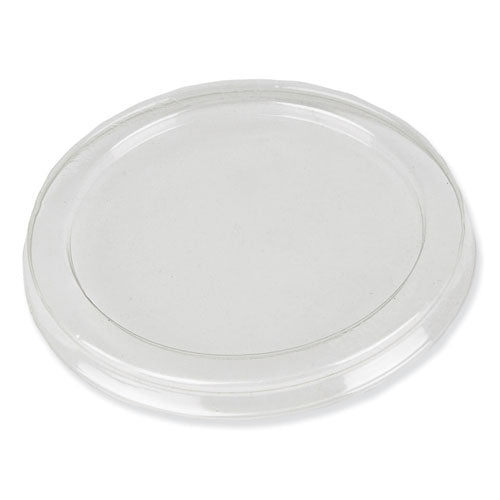 Dome Lids for 3.25" Round Containers, 3.25" Diameter, Clear, Plastic, 1,000/Carton-(DPKP14001000)