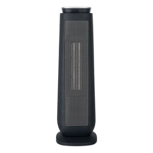 Ceramic Heater Tower with Remote Control, 1,500 W, 7.17 x 7.17 x 22.95, Black-(ALEHECT24)