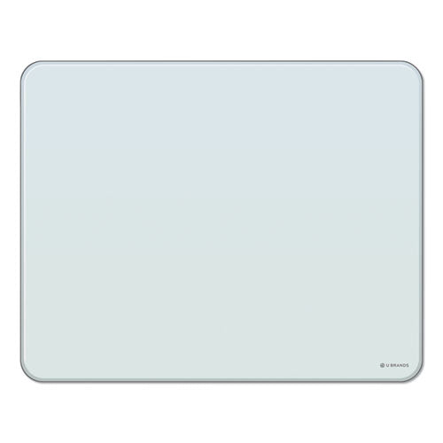 Cubicle Glass Dry Erase Board, 20 x 16, White Surface-(UBR3689U0001)